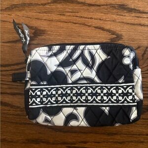 Vera Bradley Black and White Quilted Mini Bag/Pouch